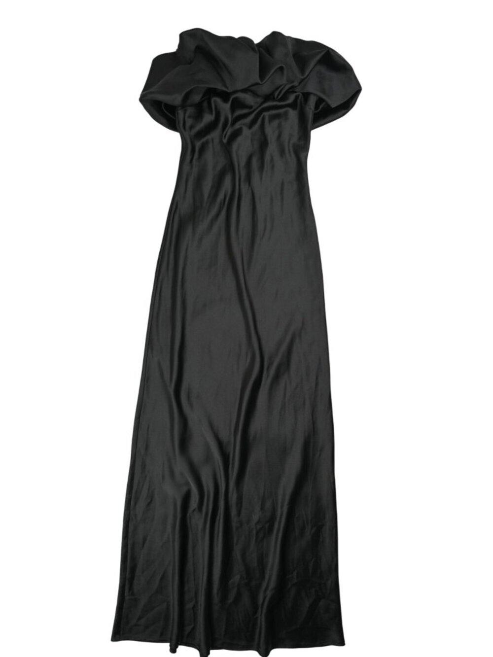 Dynamite Elizabeth Tube Dress Voluminous Bust in Jet Black